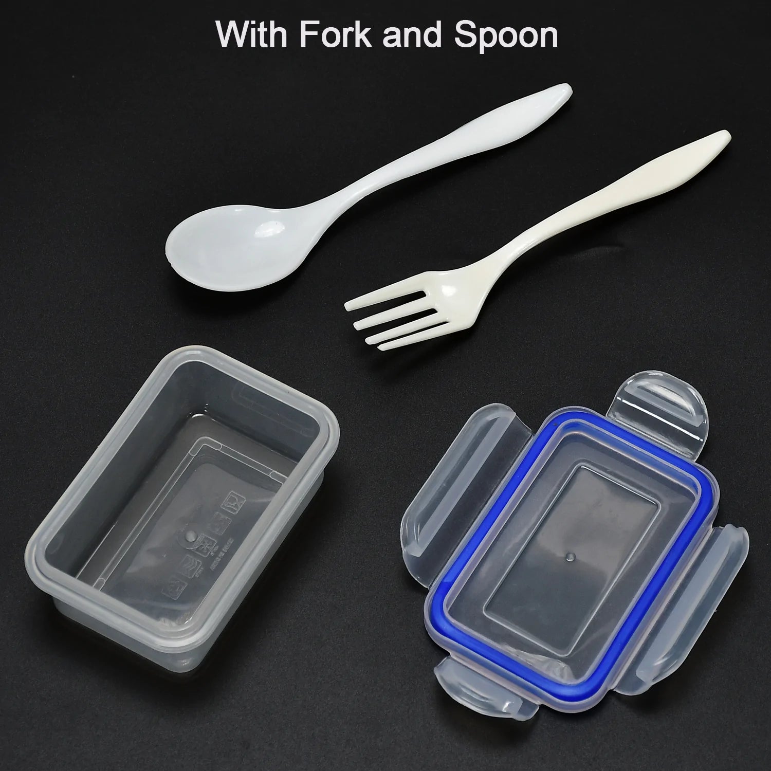 7070 Multipurpose Air Tight 4 Side Lock Food Grade Lunch Box With Small Square Container 7070 Multipurpose Air Tight 4 Side Lock Food Grade Lunch Box With Small Square Container